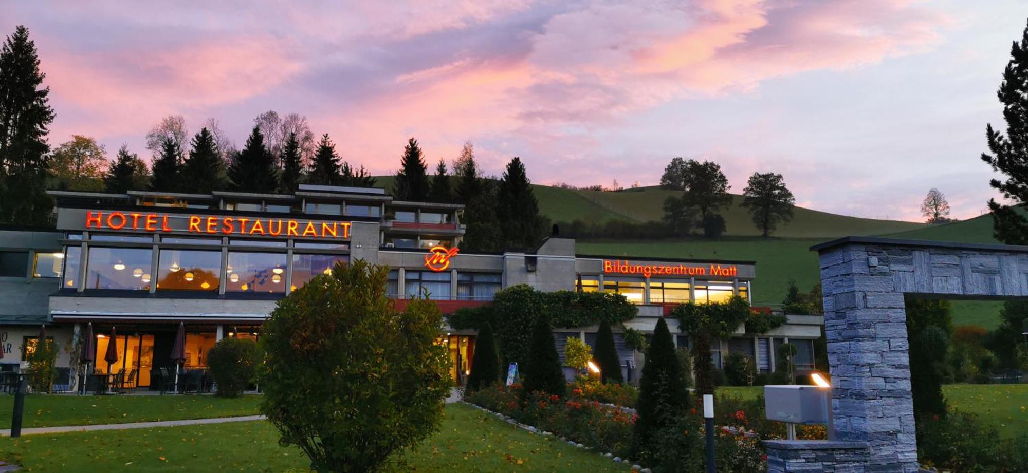 Hotel & Bildungszentrum Matt Schwarzenberg Exterior photo